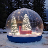 NB-TE056 Custom Photo Booth Inflatable Snow Globe Model for Christmas Outdoor Decorations